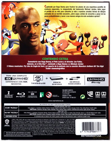 Space Jam (Kosmiczny mecz) (Titans of Cult) (steelbook) [Blu-Ray 4K]+[Blu-Ray]