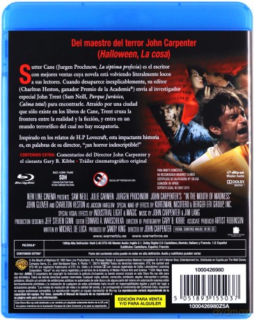 In the Mouth of Madness (W paszczy szaleństwa) [Blu-Ray]