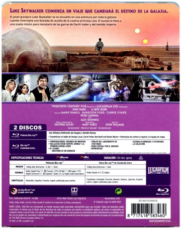 Star Wars: Episode IV - A New Hope (Gwiezdne wojny) (steelbook) [2xBlu-Ray]