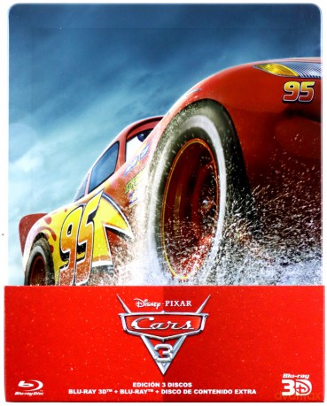 Auta 3 (Disney) (steelbook) [Blu-Ray 3D]+[Blu-Ray]