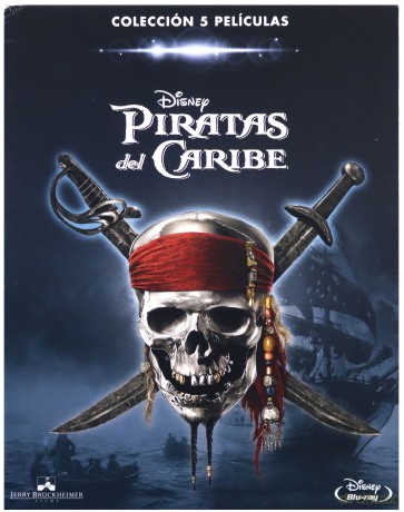Pirates of the Caribbean 1-5 (Piraci z Karaibów) [5xBlu-Ray]