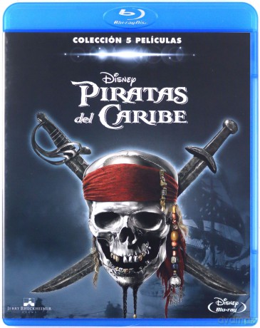Pirates of the Caribbean 1-5 (Piraci z Karaibów) [5xBlu-Ray]