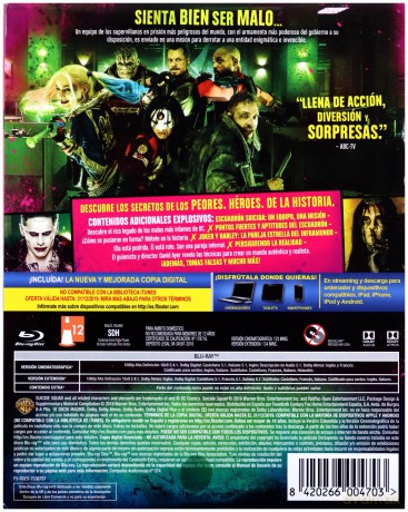 Suicide Squad (Legion samobójców) [2xBlu-Ray]