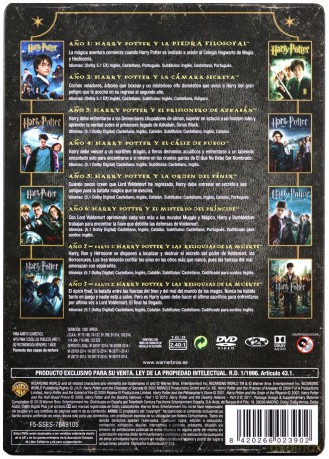 Harry Potter Collection 1-8 (steelbook) [8DVD]