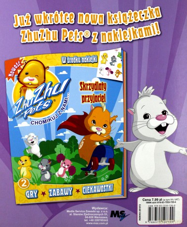 Zhu Zhu Pets. Chomikuj z nami nr 01  Spotkanie z pszczołami [KSIĄŻKA]