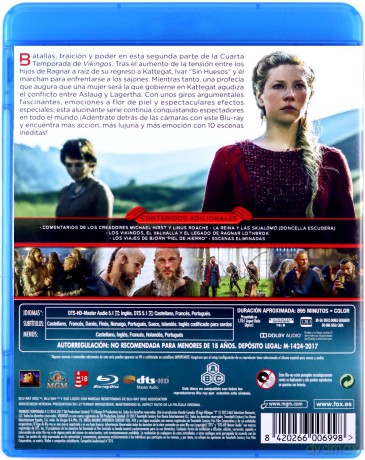 Vikings Season 4 Part 2 (Wikingowie) [3xBlu-Ray]