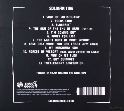 Gogol Bordello: Solidaritine (digipack) [CD]