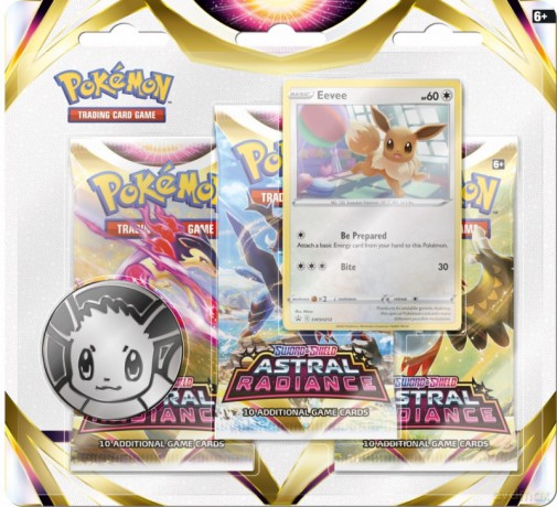 Astral Radiance 3-Pack Blister Eevee [KARTY]