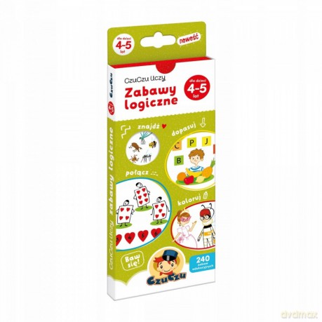 Książeczka Zabawy logiczne dla dzieci od 4-5 lat [KSIĄŻKA]