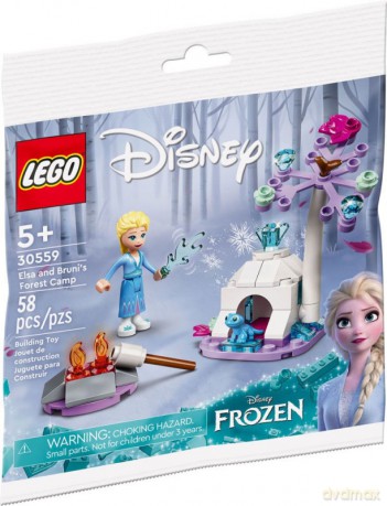 LEGO Disney Princess Leśny biwak Elzy i Bruni (30559) [KLOCKI]
