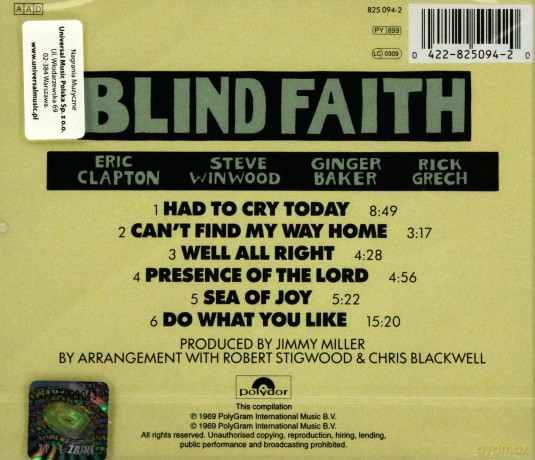 Blind Faith: Blind Faith [CD]