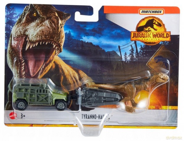 Pojazd Matchbox Jurassic World Transporter Dinozaurów Tyranno-Hauler