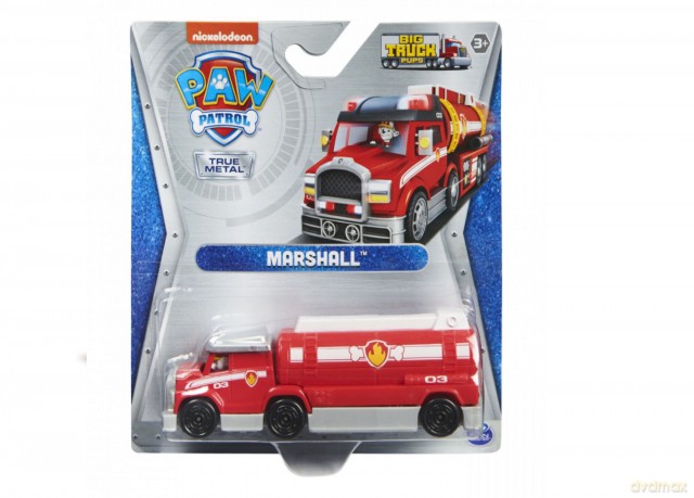 Pojazd Psi Patrol Big Truck Pups Die Cast Marshall