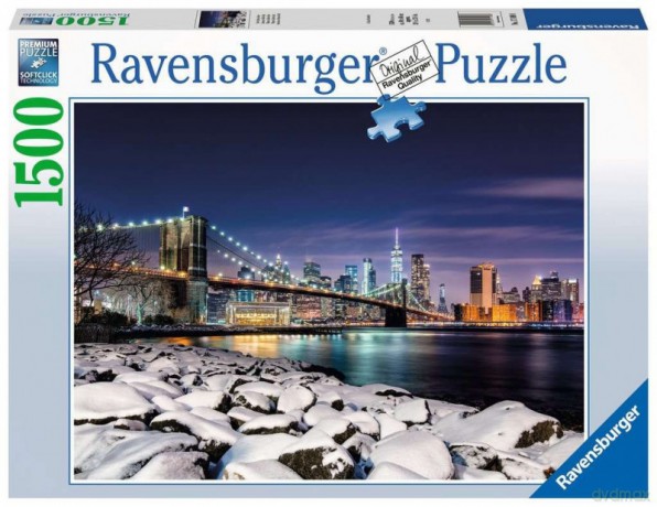 RAVENSBURGER 1500 el. Zima w Nowym Jorku [PUZZLE]