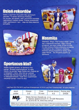 Lazy Town Kolekcja Filmowa nr 1/11 Dzień rekordów [DVD]