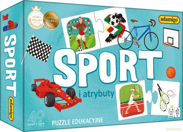 Sport i atrybuty - puzzle [GRA]
