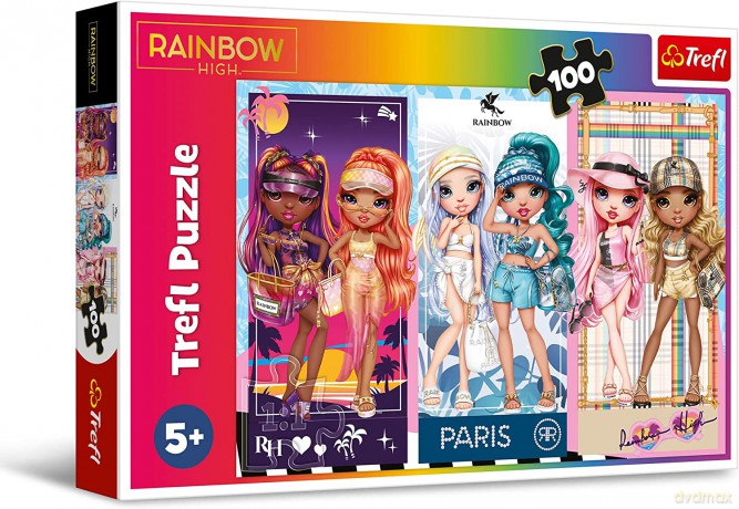TREFL 100 el. Tęczowe laleczki Rainbow High [PUZZLE]