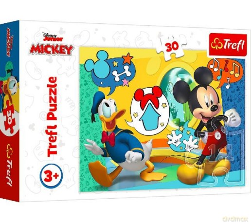 TREFL 30 el. Myszka Miki i Wesoły Domek Mickey [PUZZLE]