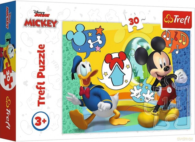 TREFL 30 el. Myszka Miki i Wesoły Domek Mickey [PUZZLE]