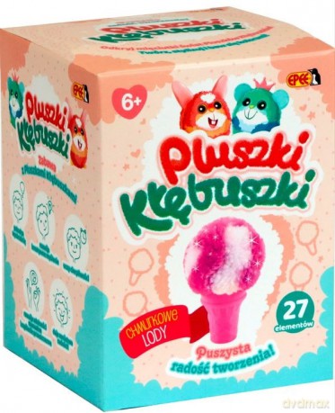 Zestaw kreatywny Pluszki-Kłębuszki 27 el. Chmurkowe Lody