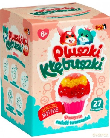 Zestaw kreatywny Pluszki-Kłębuszki 27 el. Słoneczna Muffinka