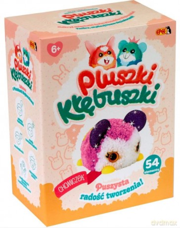 Zestaw kreatywny Pluszki-Kłębuszki 54 el. Chomiczek