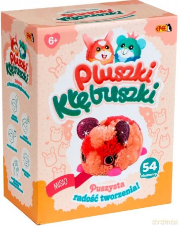 Zestaw kreatywny Pluszki-Kłębuszki 54 el. Misio