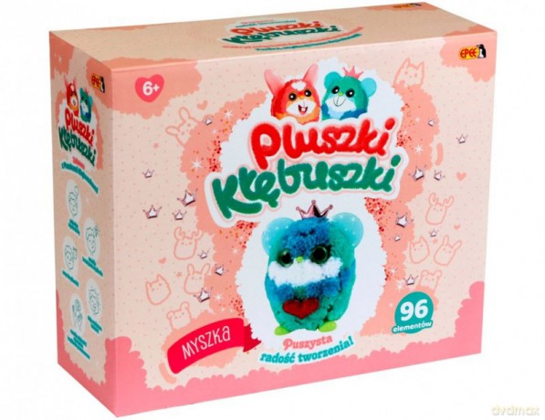 Zestaw kreatywny Pluszki-Kłębuszki 96 el. Myszka