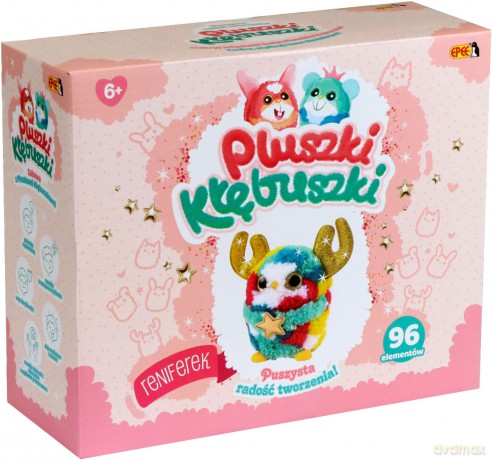 Zestaw kreatywny Pluszki-Kłębuszki 96 el. Reniferek