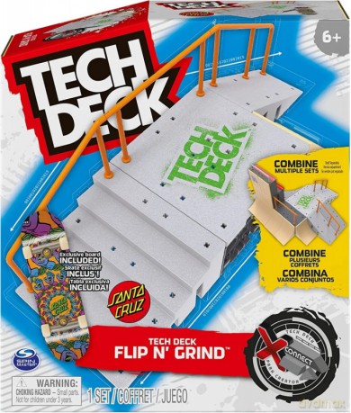 Zestaw Tech Deck X-Connect - flip trik [GRA]