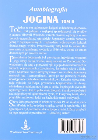 Autobiografia jogina (Tom 2) - Paramhansa Jogananda [KSIĄŻKA]