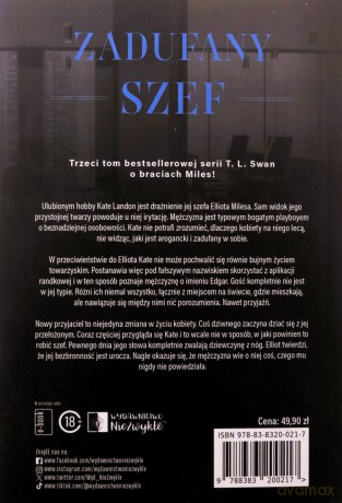 Bracia Miles (Tom 3) Zadufany szef - T.L. Swan [KSIĄŻKA]