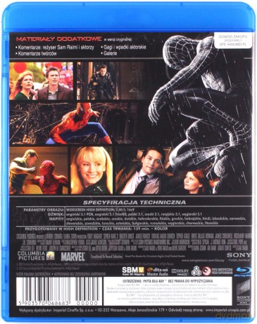 Spider-Man Trylogia (deluxe) Pakiet [3xBlu-Ray]