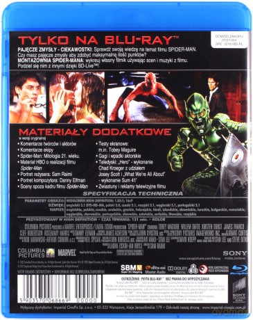 Spider-Man Trylogia (deluxe) Pakiet [3xBlu-Ray]
