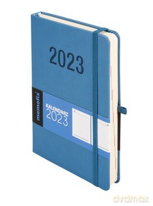 Kalendarz 2023 Memo A5 DNS niebieski [KALENDARZ]