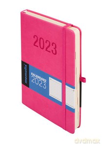 Kalendarz 2023 Memo A5 DNS różowy [KALENDARZ]