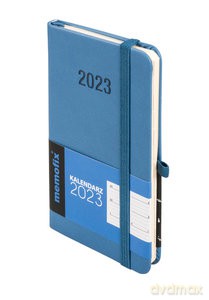 Kalendarz 2023 Memo A6 TDW niebieski [KALENDARZ]