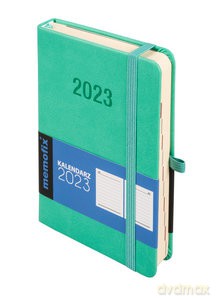 Kalendarz 2023 Memo B6 DNS turkusowy [KALENDARZ]