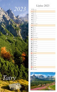 Kalendarz 2023 paskowy Tatry [KALENDARZ]