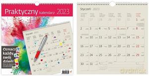 Kalendarz 2023 Praktyczny 30x30 z naklejkami [KALENDARZ]