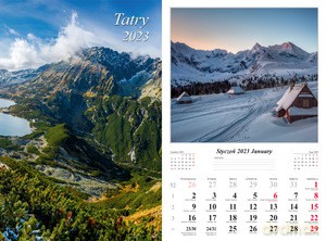 Kalendarz 2023 ścienny 13-K Tatry [KALENDARZ]