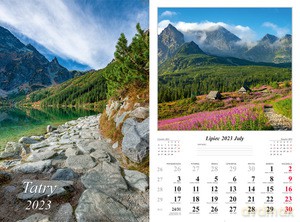 Kalendarz 2023 ścienny 7-K Tatry ścienny [KALENDARZ]