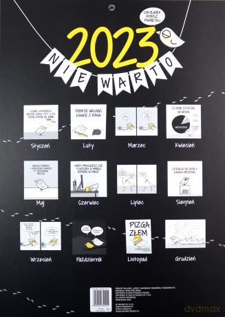Kalendarz 2023 ścienny Ptaszka Staszka [KALENDARZ]