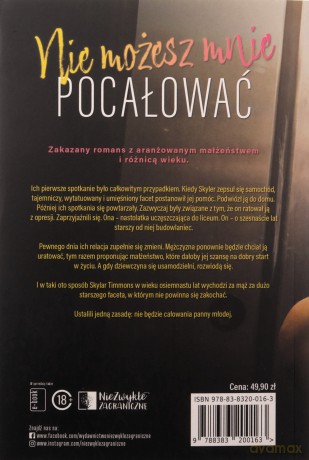 Nie możesz mnie pocałować - Carian Cole [KSIĄŻKA]