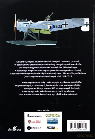 Niemieckie samoloty I wojny światowej - Edward Ward, Ronny Barr [KSIĄŻKA]