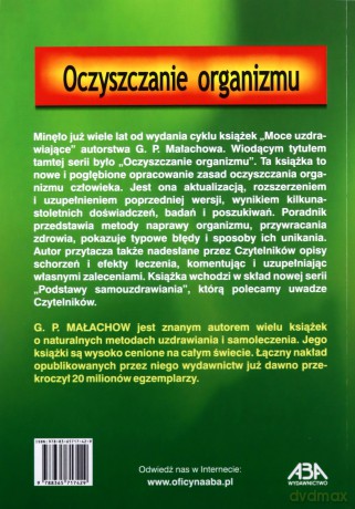Oczyszczanie organizmu - Gienadij Małachow [KSIĄŻKA]