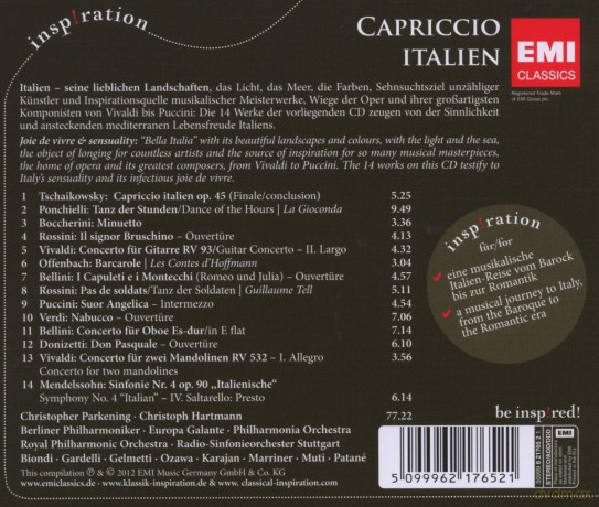 Capriccio Italien [CD]