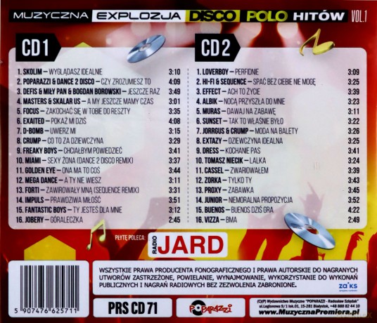 Muzyczna Explozja Disco Polo Hitów Vol. 1 [2CD]