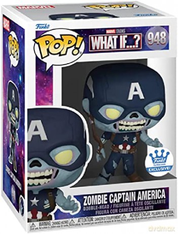 Funko Pop! Marvel What If S2 Zombie Captain America (Alt) [FIGURKA]