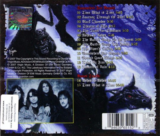 Blind Guardian: Somewhere Far Beyond (Remastered) [CD]